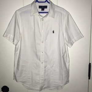 Brand new boys Ralph Lauren white collard shirt